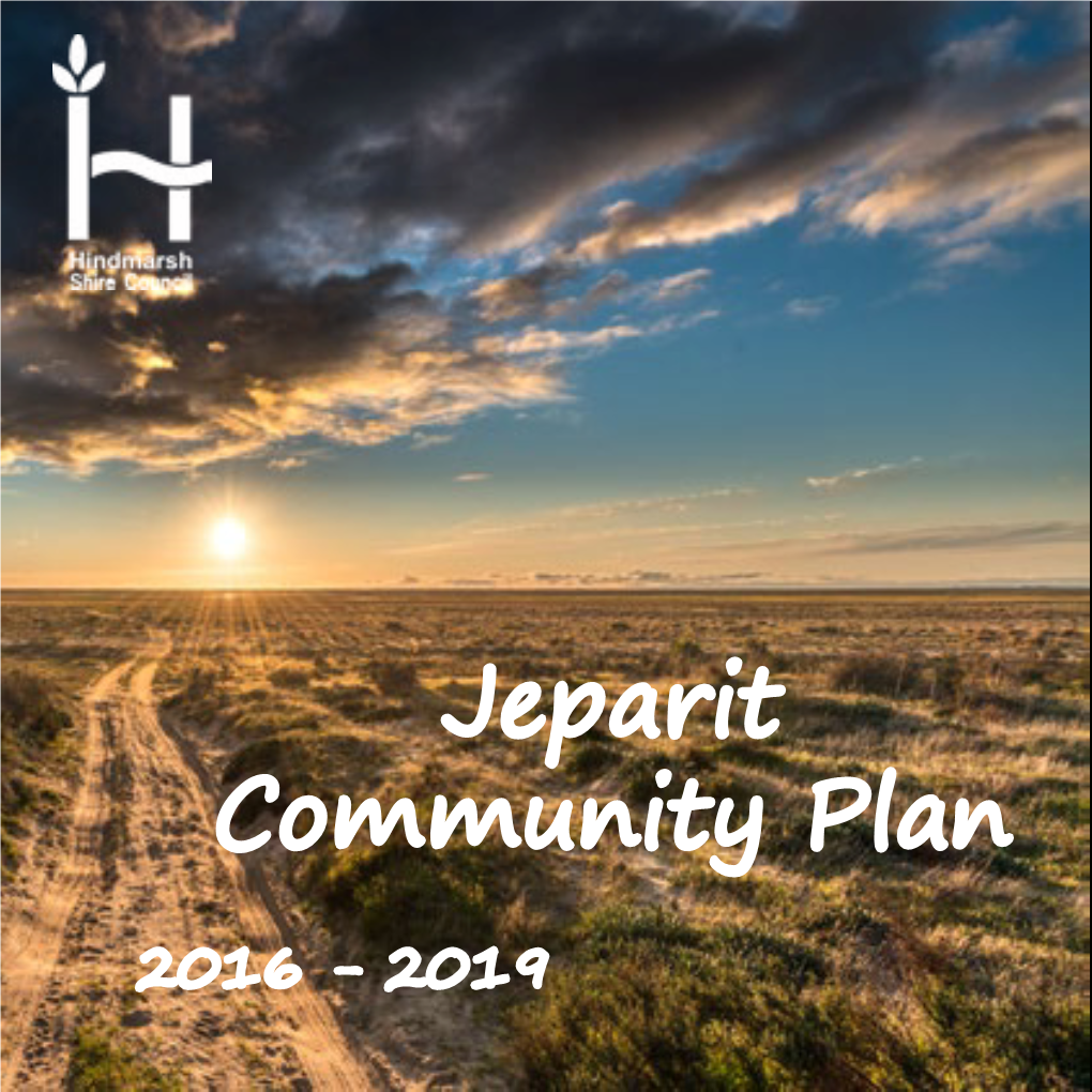 Jeparit Community Plan 2016-2019