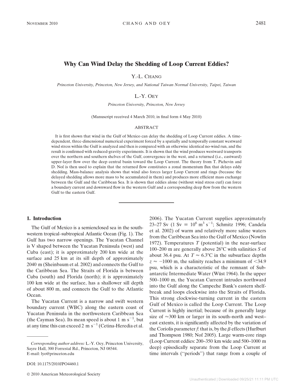 Why Can Wind Delay the Shedding of Loop Current Eddies?