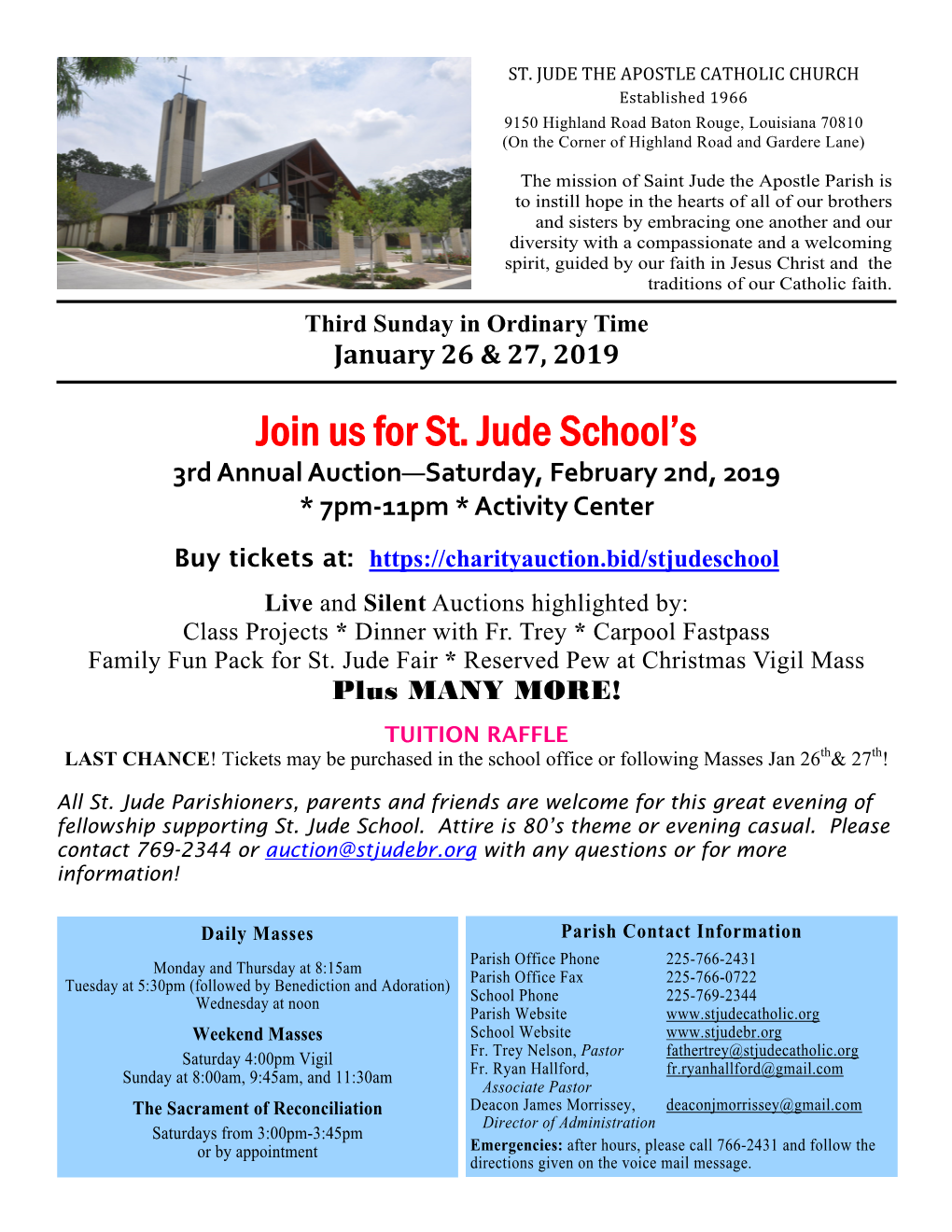 Join Us for St. Jude School's
