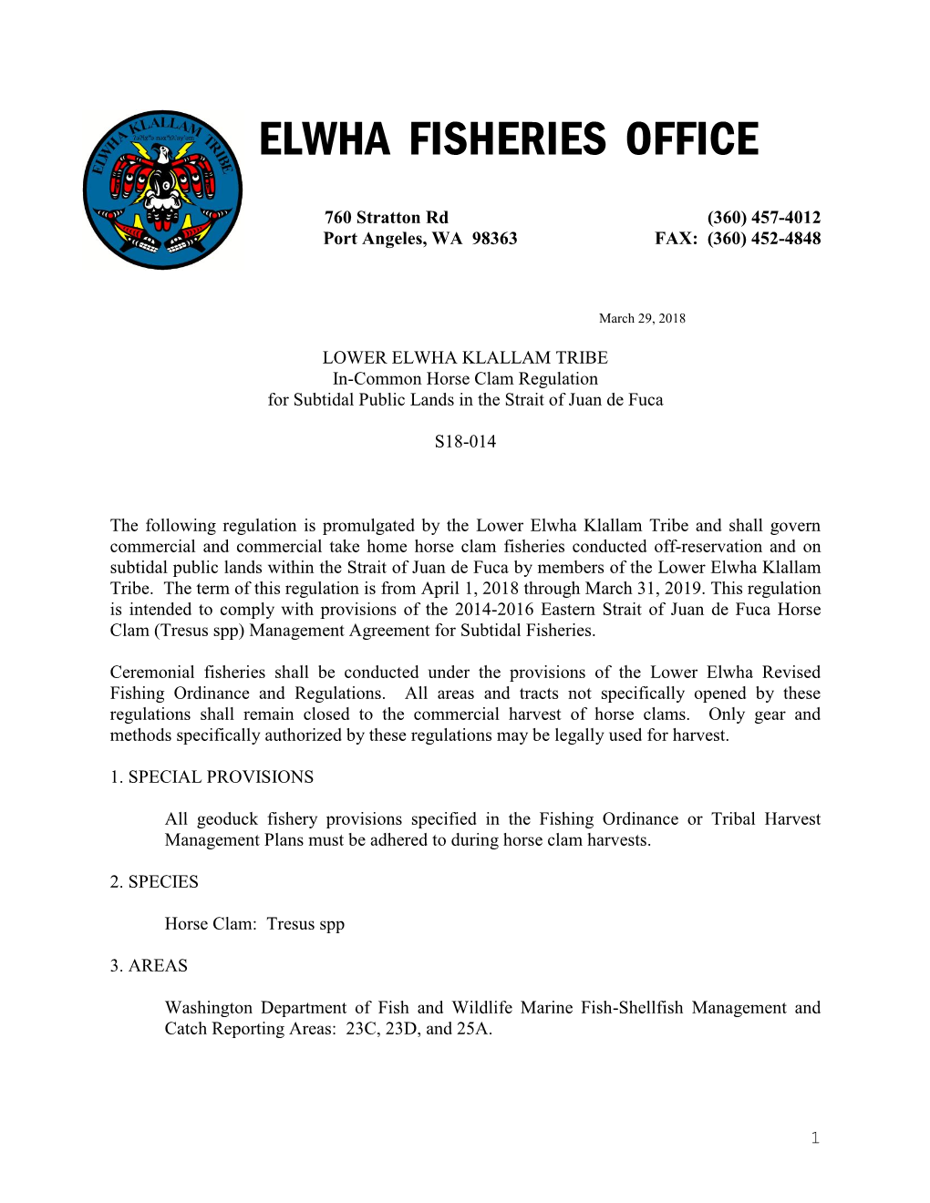 Elwha Fisheries Office