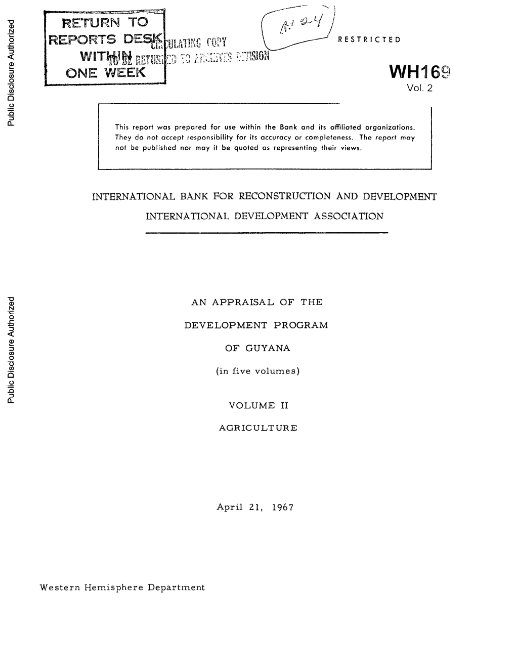 World Bank Document