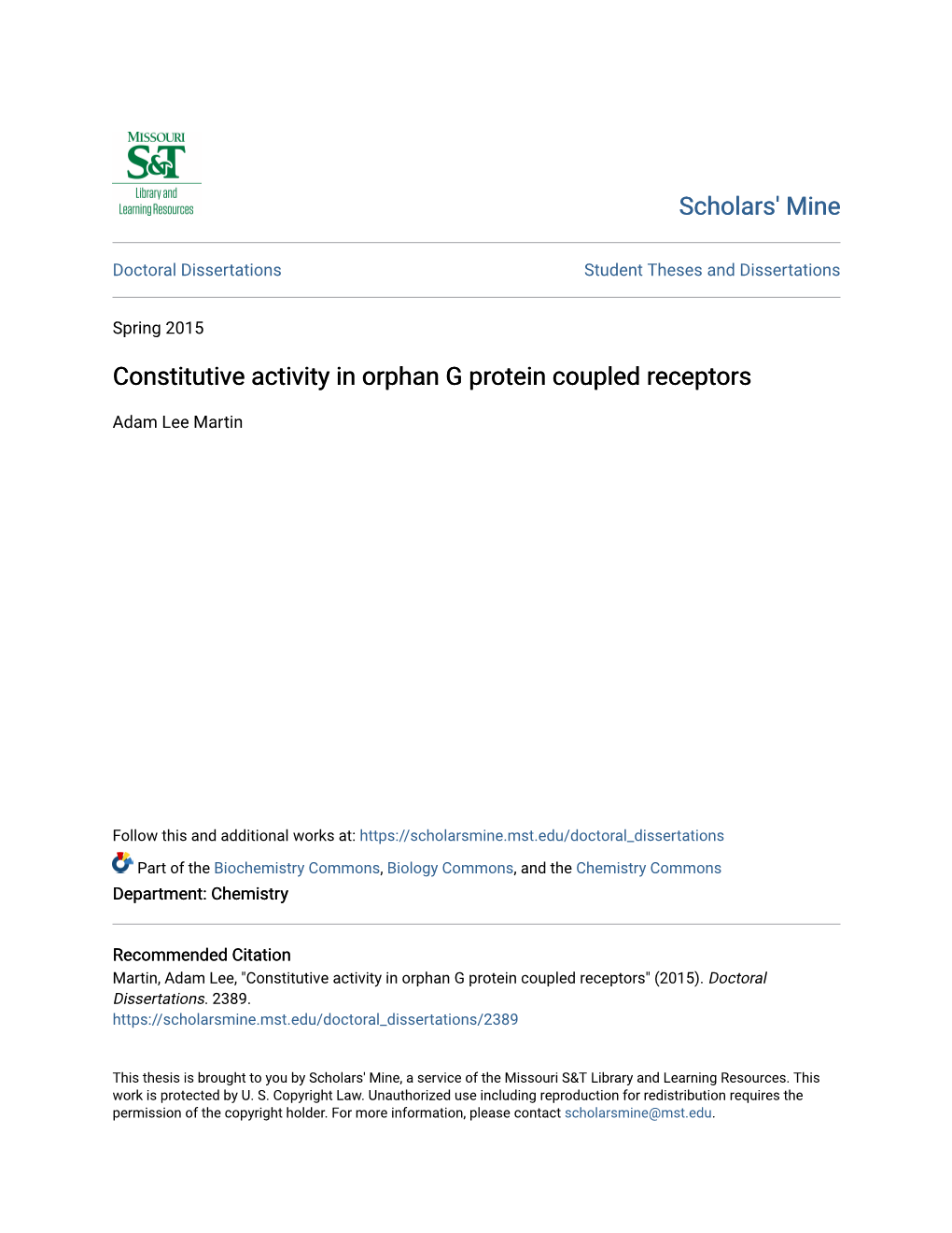 Constitutive Activity in Orphan G Protein Coupled Receptors