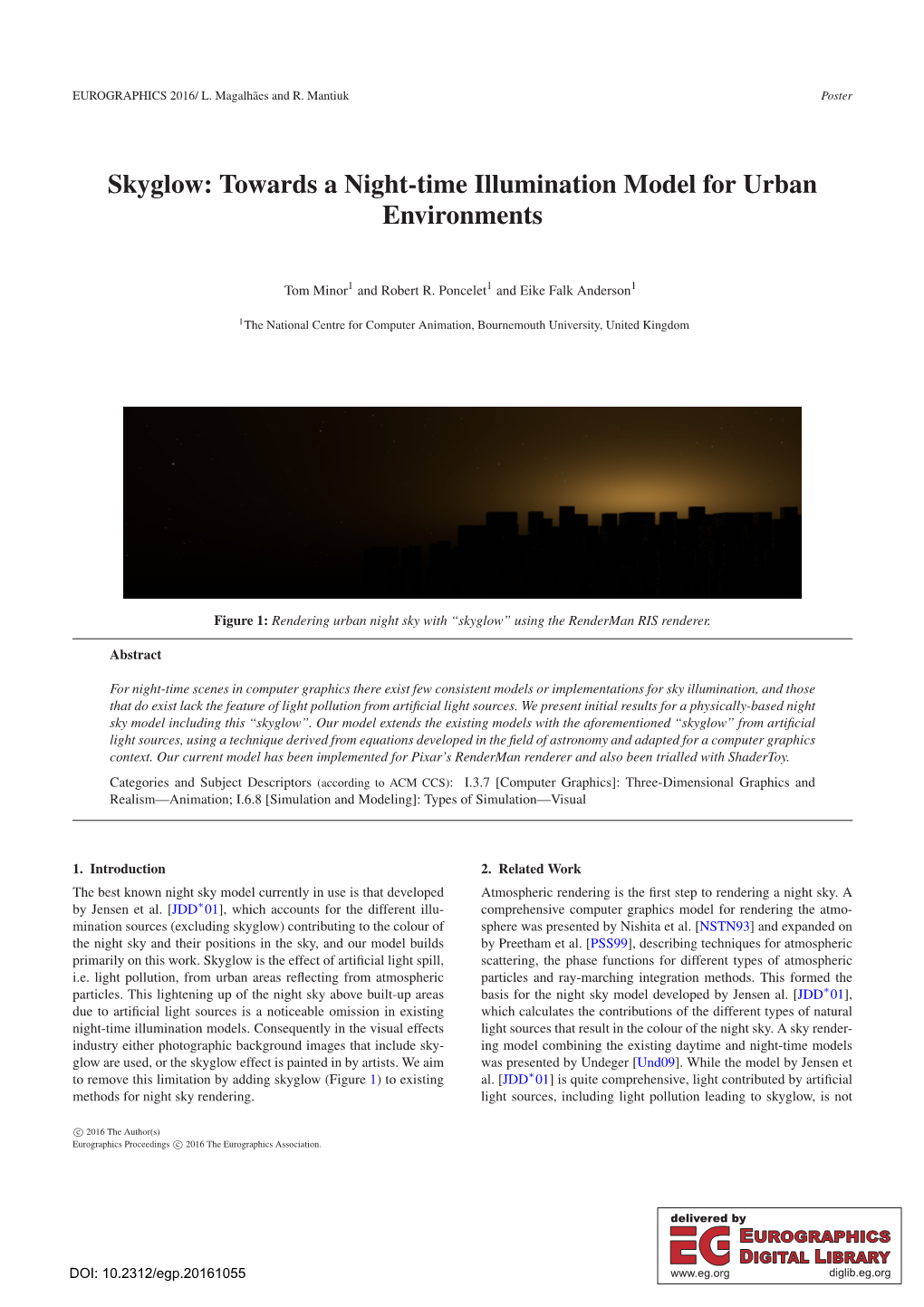 Skyglow: Towards a Night-Time Illumination Model for Urban Environments