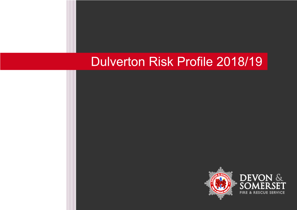 Dulverton Risk Profile 2018/19 Dulverton Risk Profile 2018/19 2