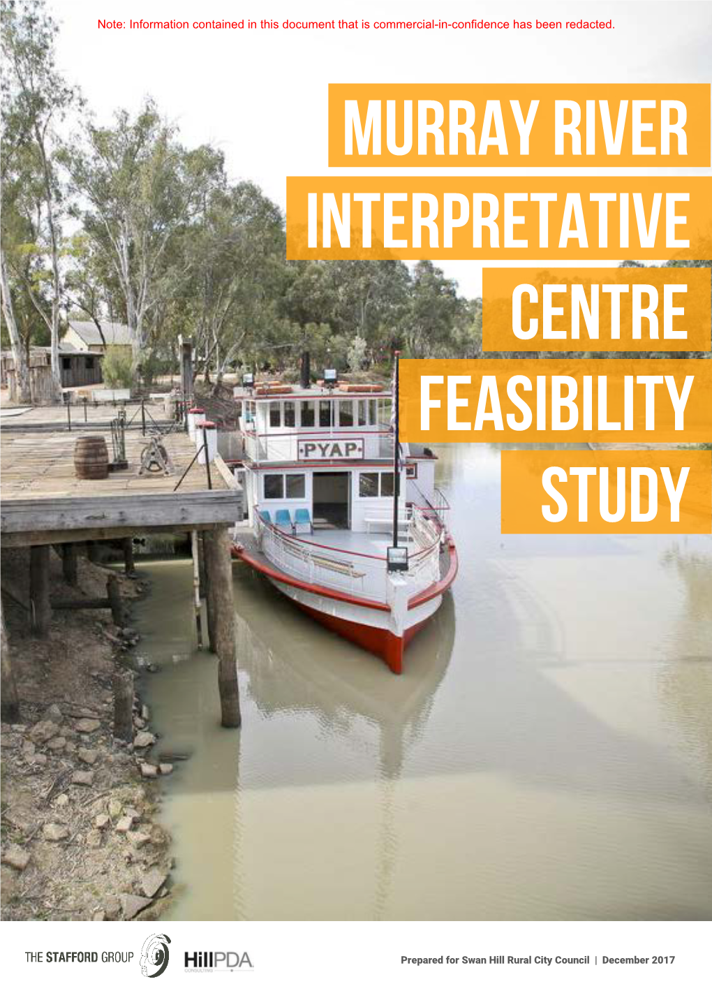 Murray River Interpretative Centre Feasibility Study 1