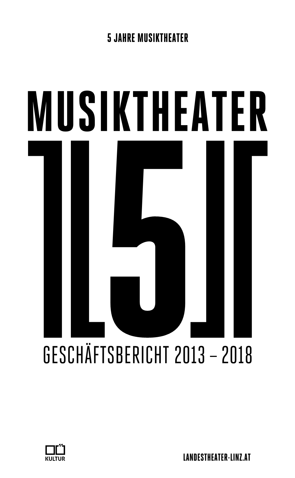 5 JAHRE MUSIKTHEATER VORWORT Inhaltgeschäftsbericht 2013 – 2018 „Vorhang Auf!“ Mit Diesem Ruf Wurde Vor Nunmehr 5 Jahren Am 11