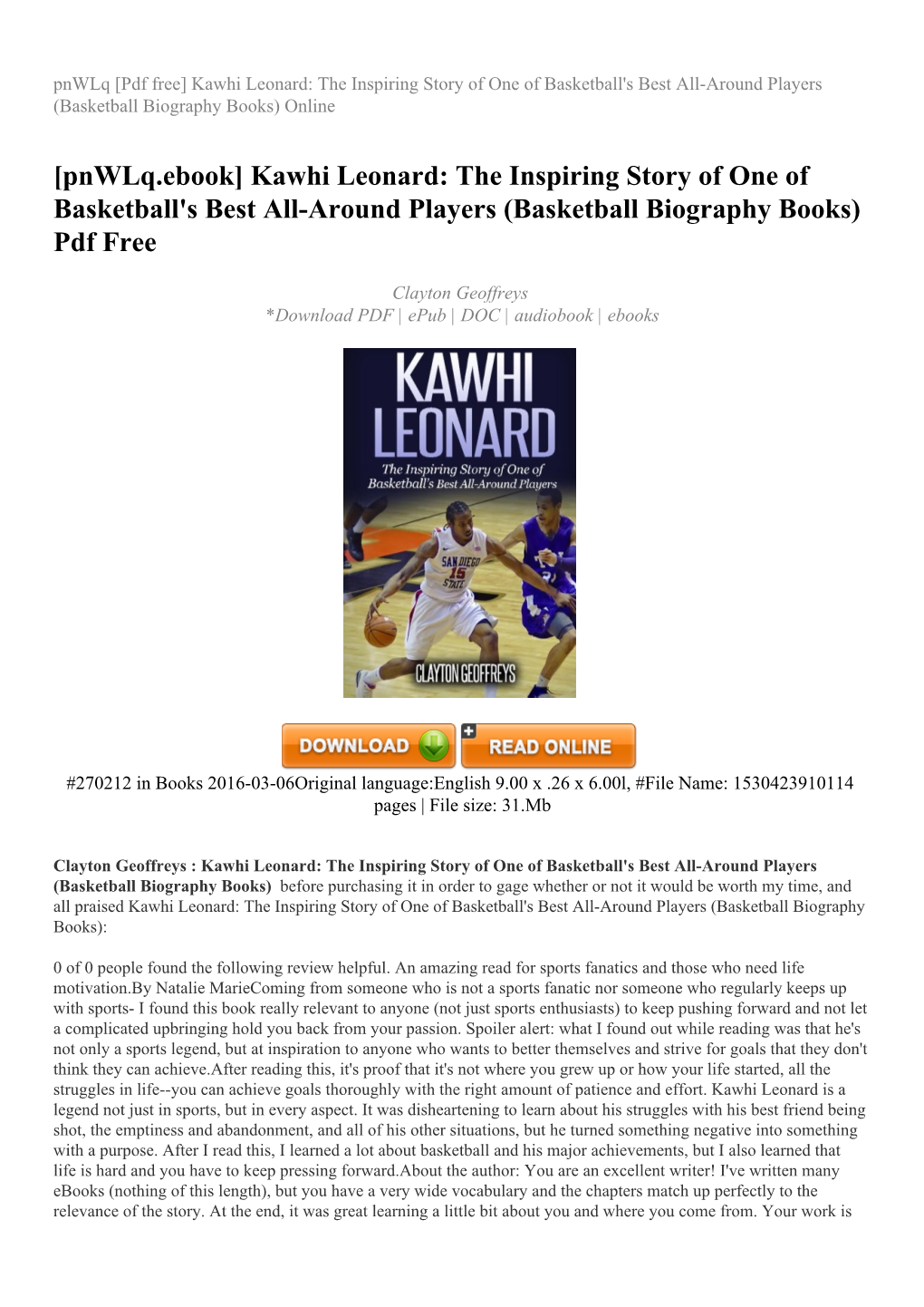 Basketball Biography Books) Online