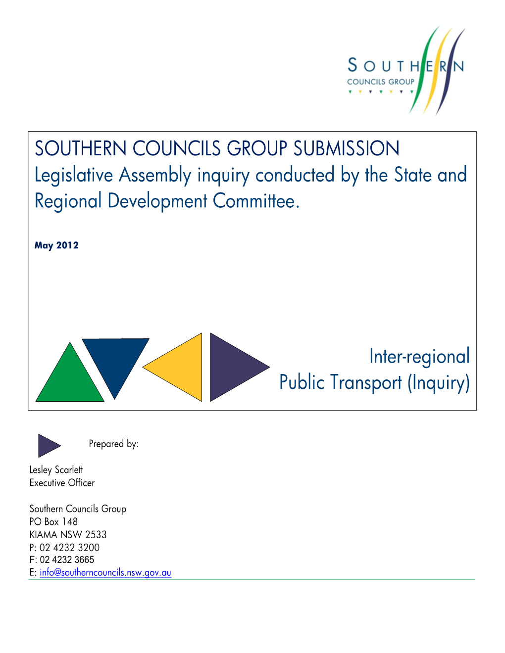 Inter-Regional Public Transport Inquiry 2