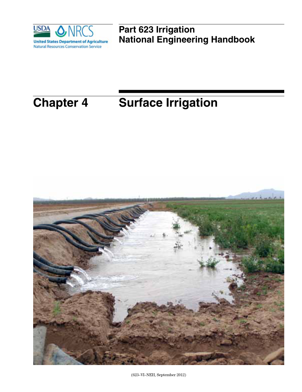 Chapter 4 Surface Irrigation