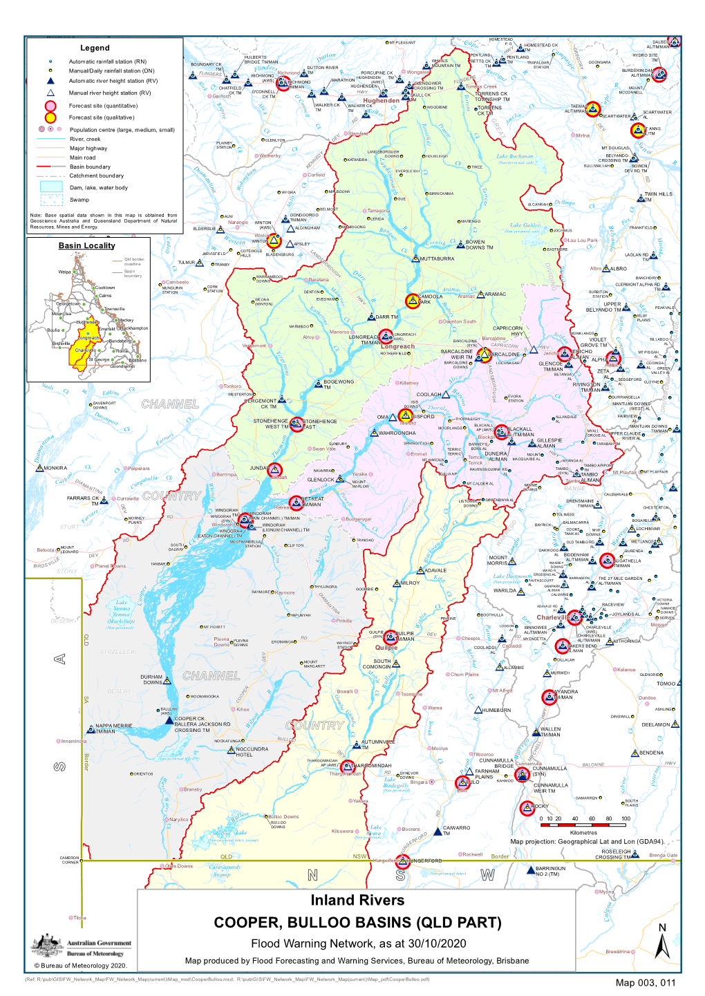 Cooper, Bulloo Basins (Qld Part)