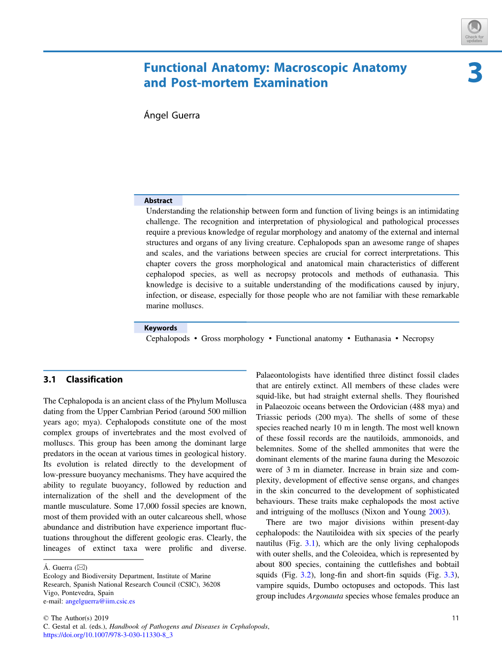 Functional Anatomy: Macroscopic Anatomy and Post-Mortem Examination 3