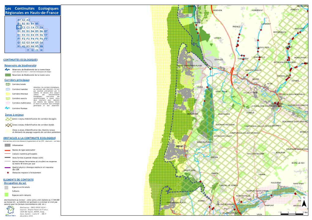 Les Continuités Ecologiques Régionales En Hauts-De-France