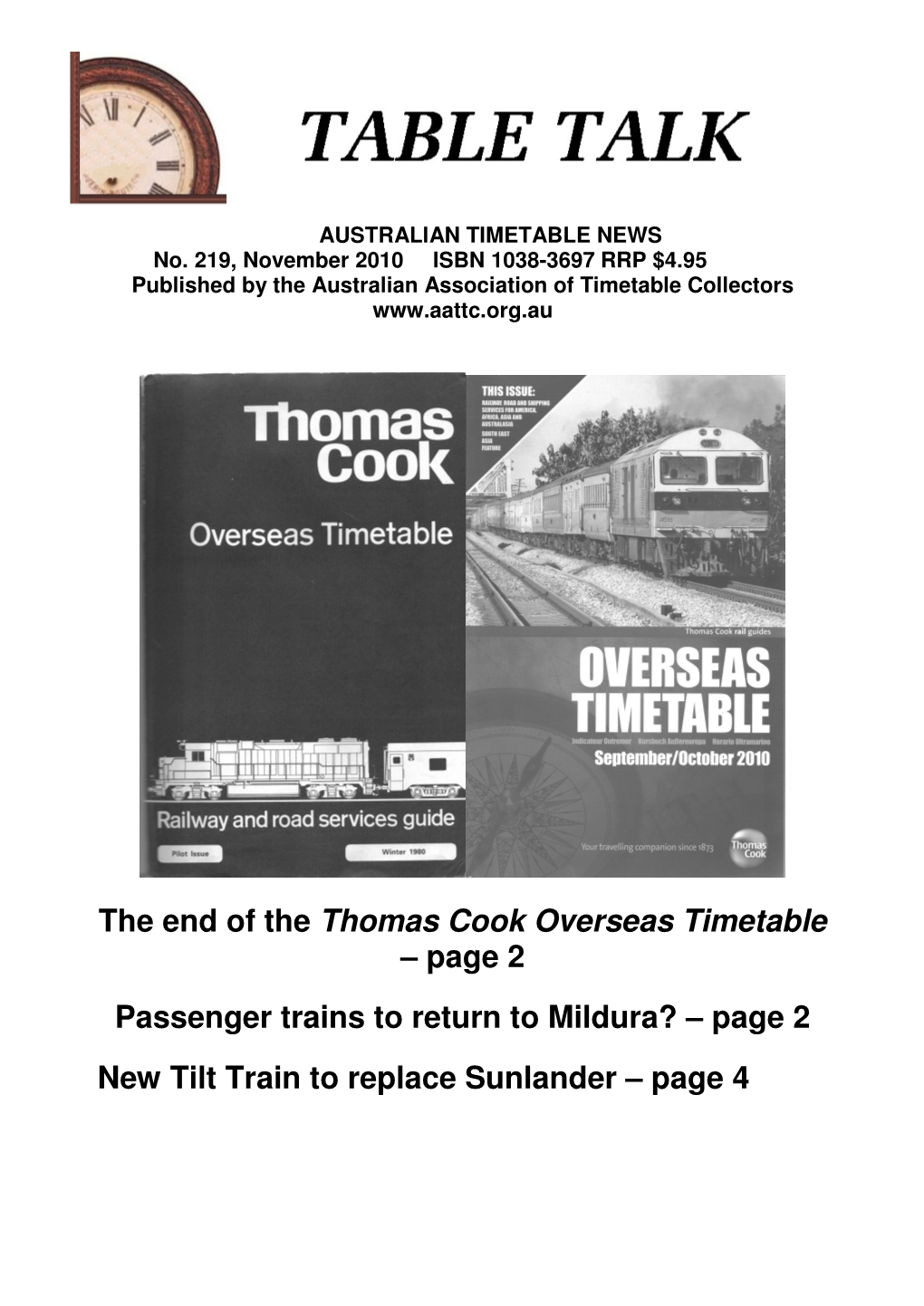 The End of the Thomas Cook Overseas Timetable – Page 2