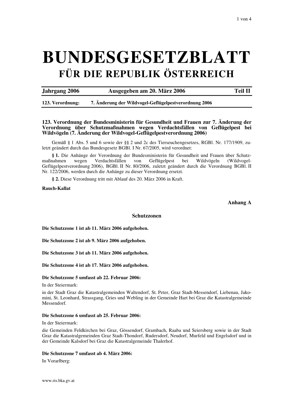 Bundesgesetzblatt Für Die Republik Österreich