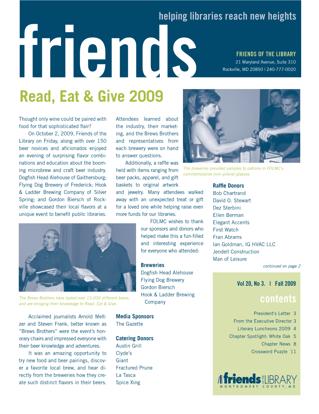 Read, Eat & Give 2009