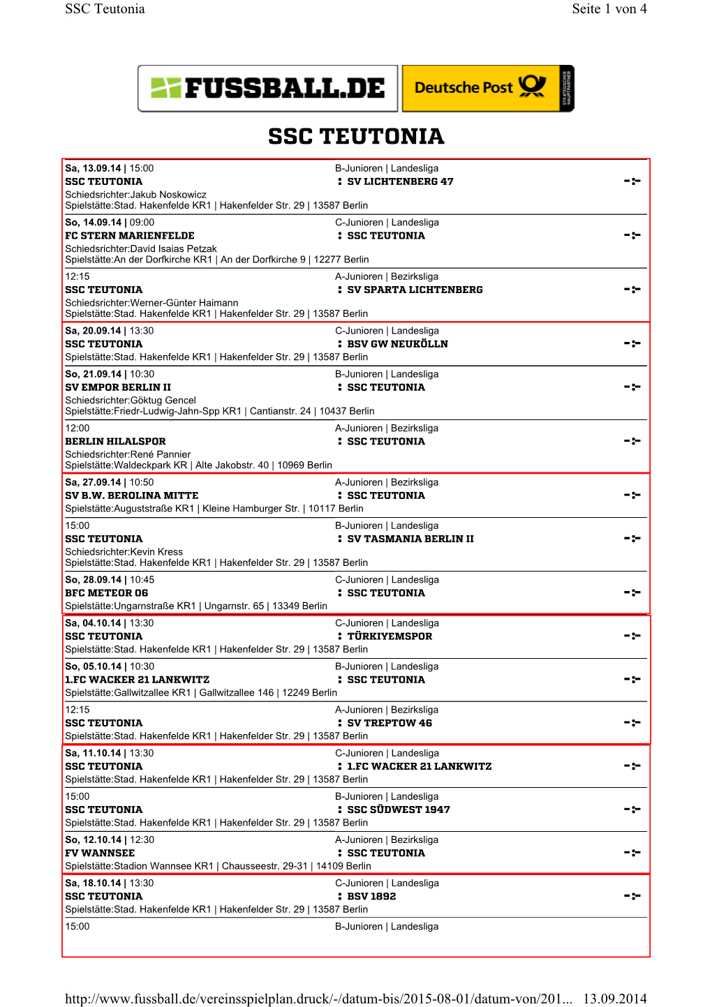 SSC Teutonia Seite 1 Von 4