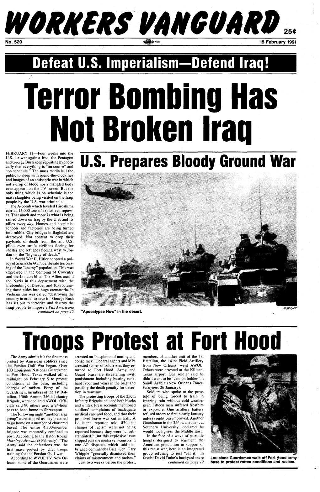 Troops Protest at Fort Hood