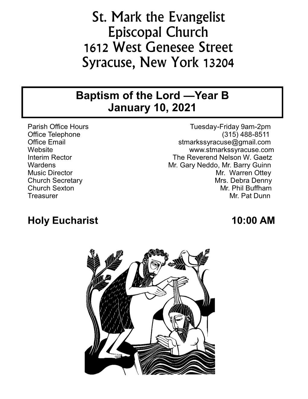 Baptism of Our Lord Bulletin