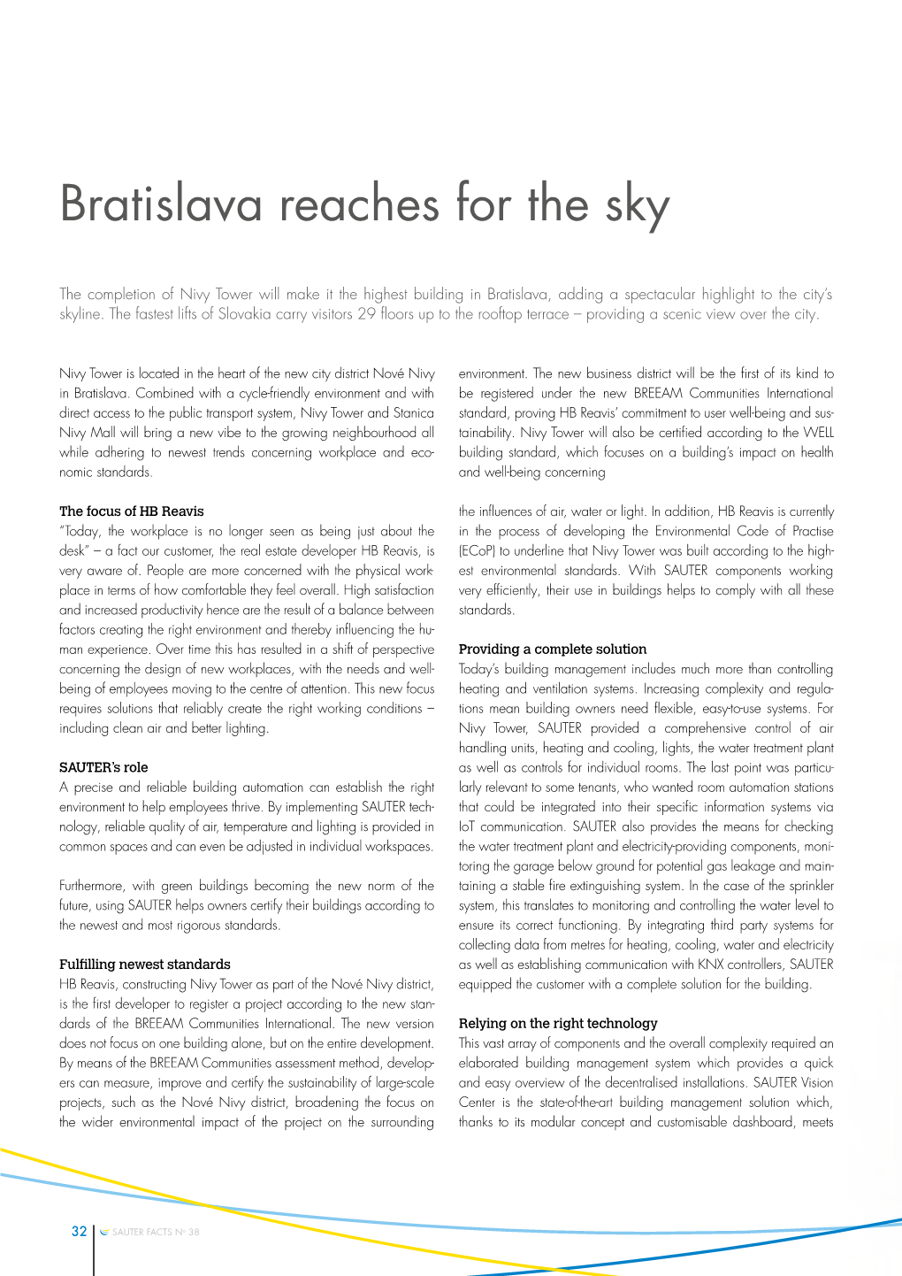 Bratislava Reaches for the Sky