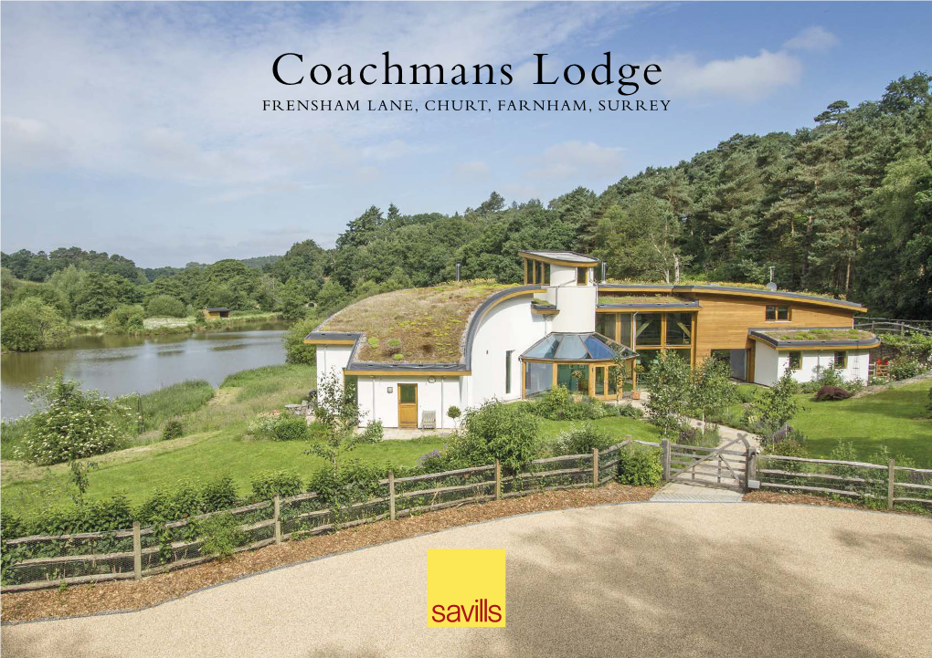 Coachmans Lodge FRENSHAM LANE, CHURT, FARNHAM, SURREY