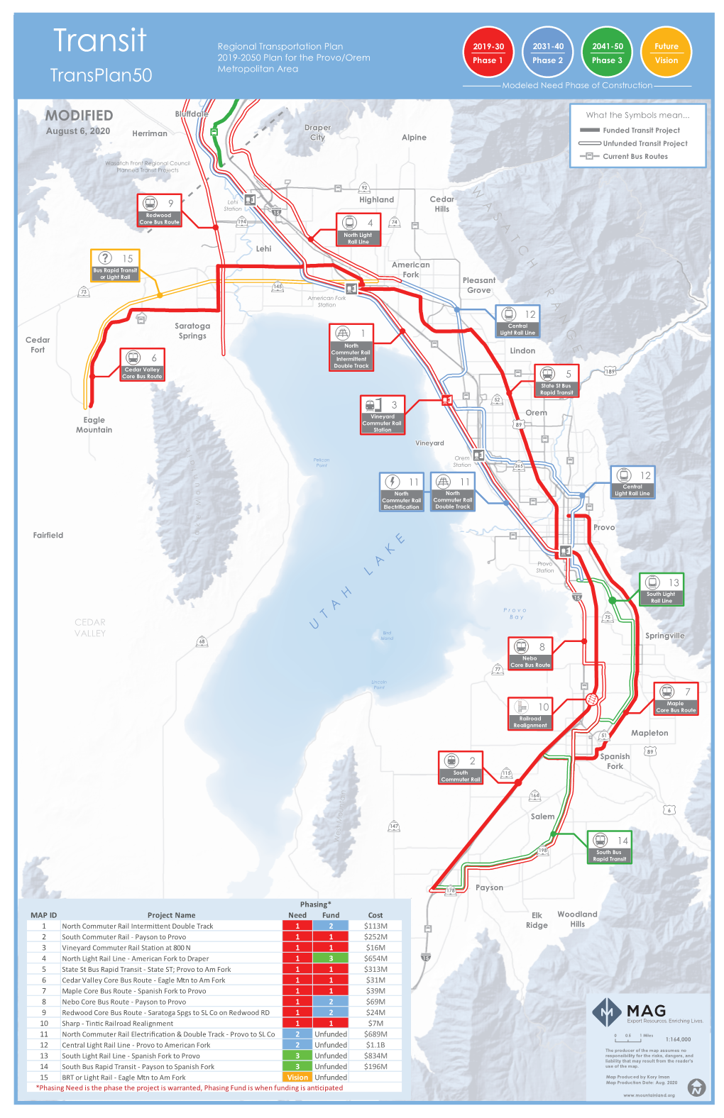 RTP 2019 Transit Map 11 X 17