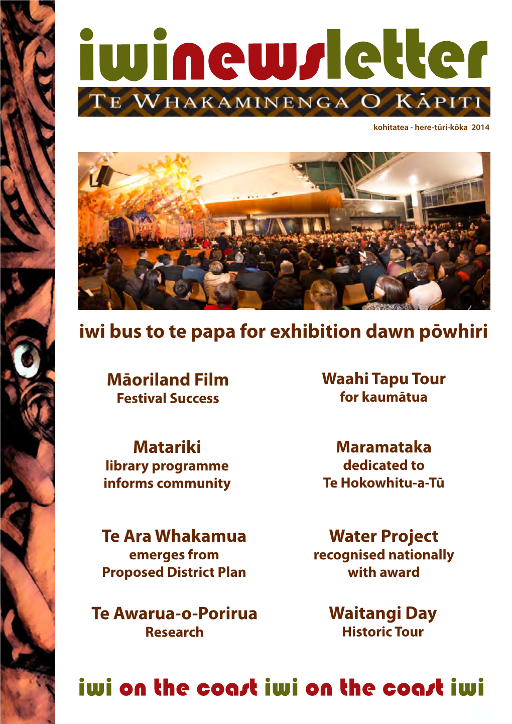 Iwi Bus to Te Papa for Exhibition Dawn Pōwhiri