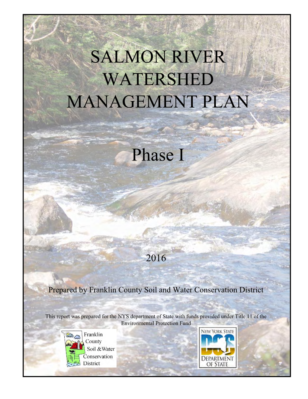 Salmon River Watershed Management Plan