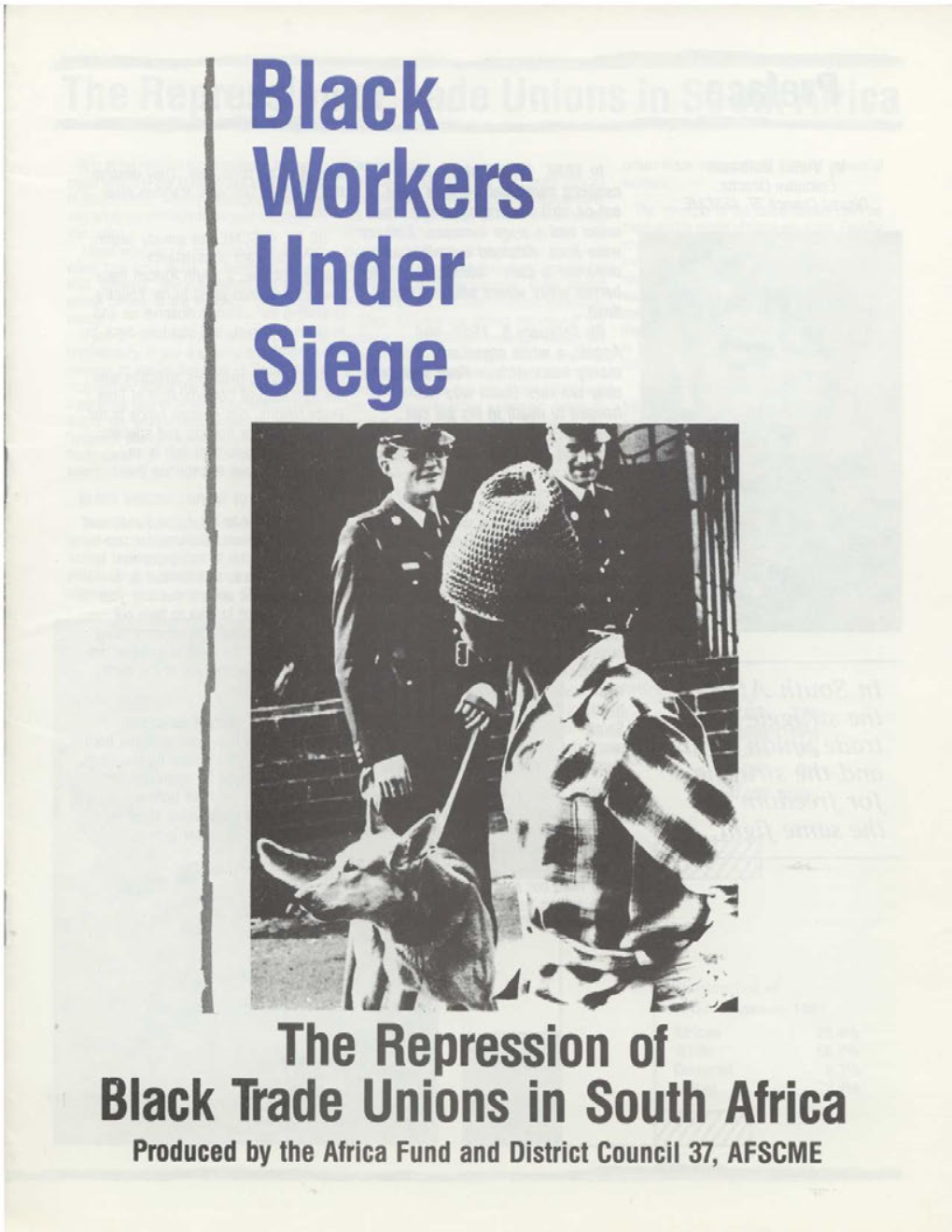 Black Workers Under Siege
