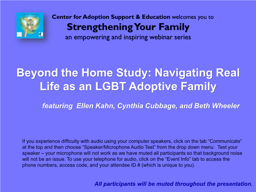 Navigating Real Life As an LGBT Adoptive Family