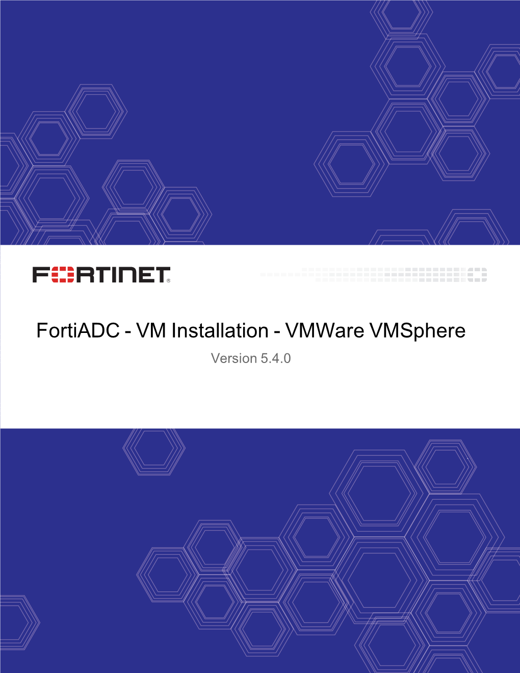 Fortiadc VM Installation