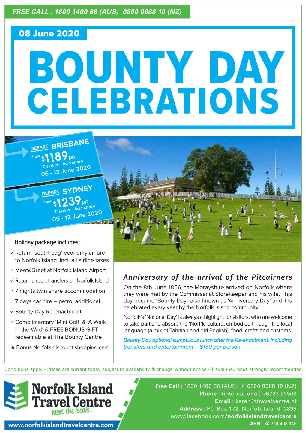 Bounty Day Celebrations 08 June 2020