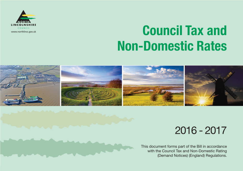 Council Tax and Non-Domestic Rates