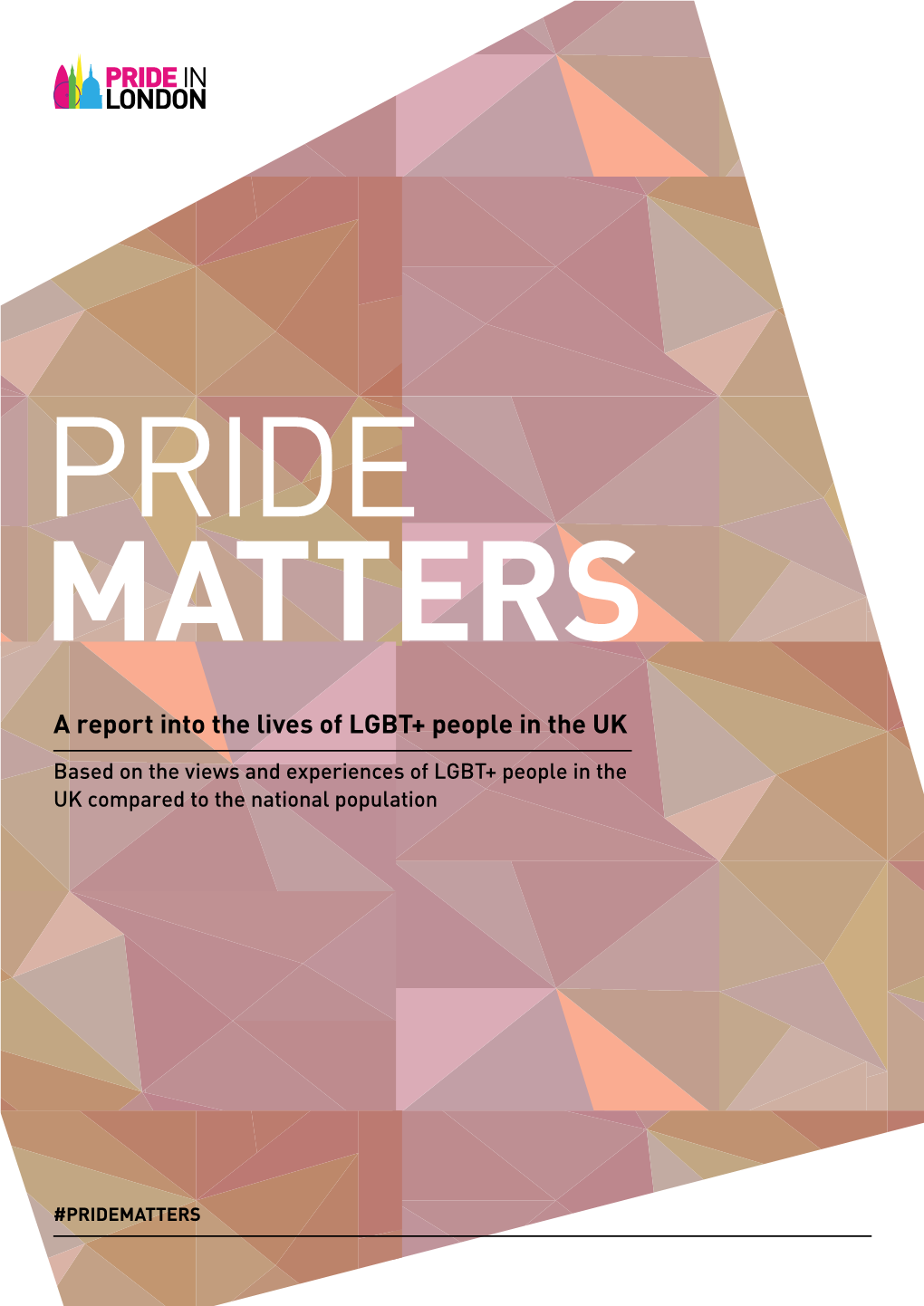 Pride Matters – a Report Into the Lives of LGBT+ People in the UK