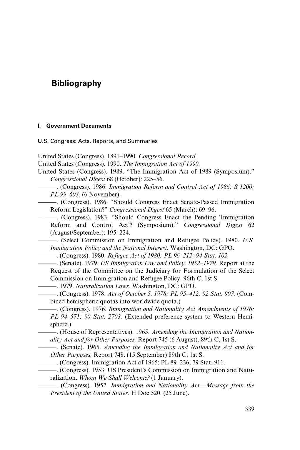 Bibliography