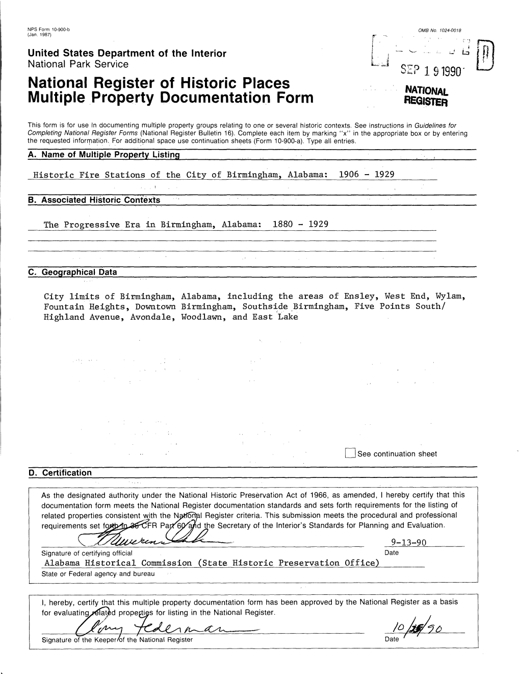 National Register of Historic Places NAUONAI Multiple Property Documentation Form REGISTER