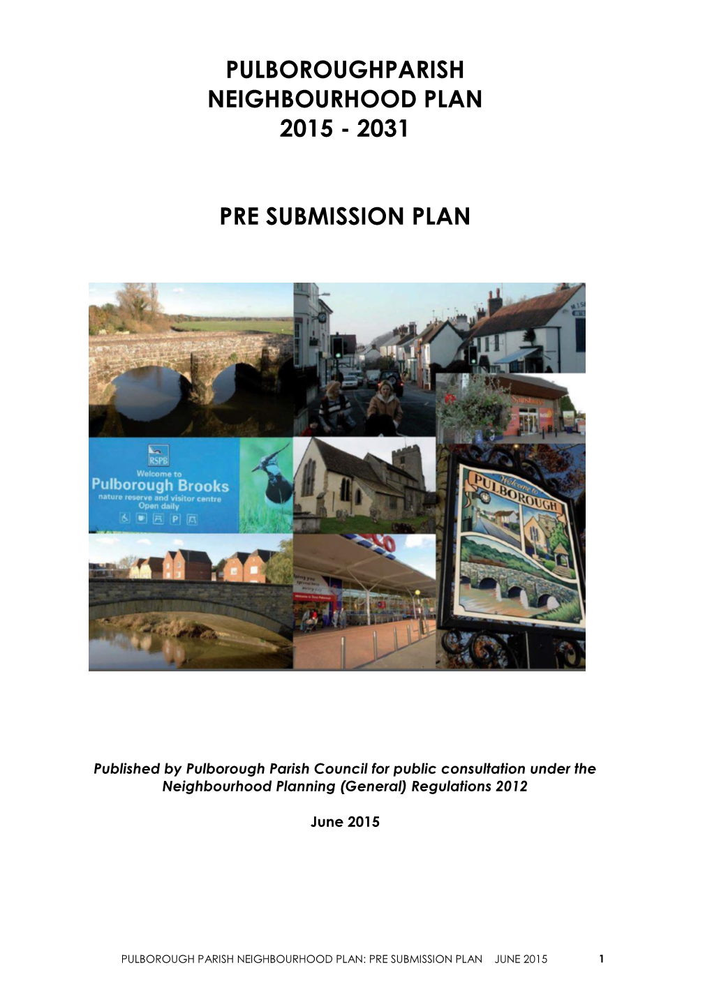 Pulboroughparish Neighbourhood Plan 2015 - 2031