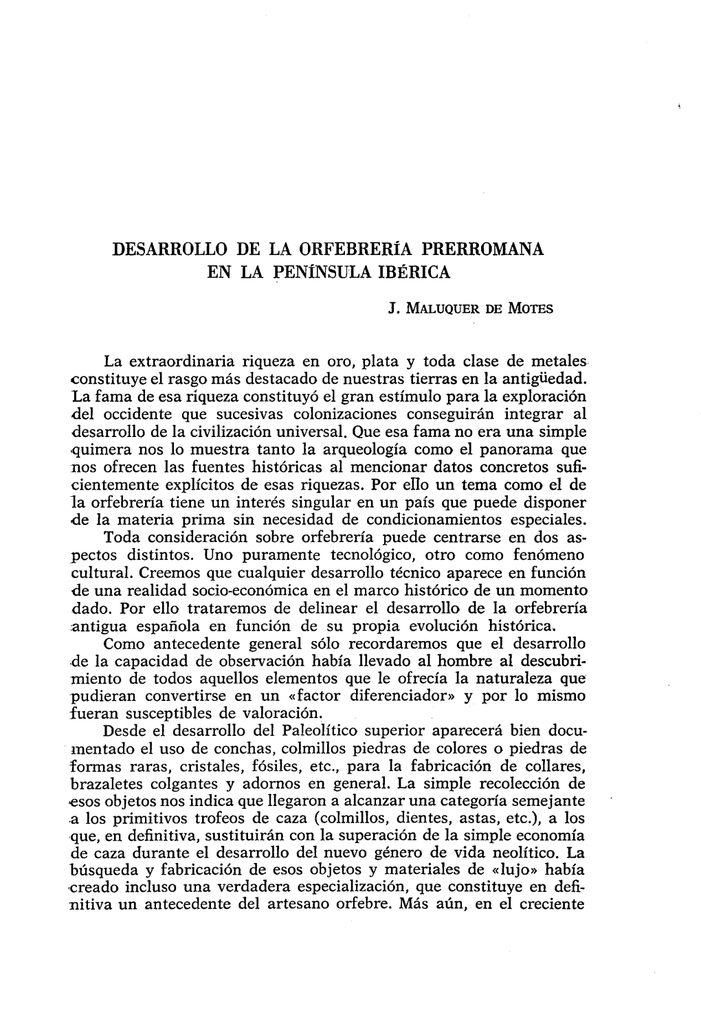 Desarrollo De La Orfebrería Prerromana En La Península Ibérica