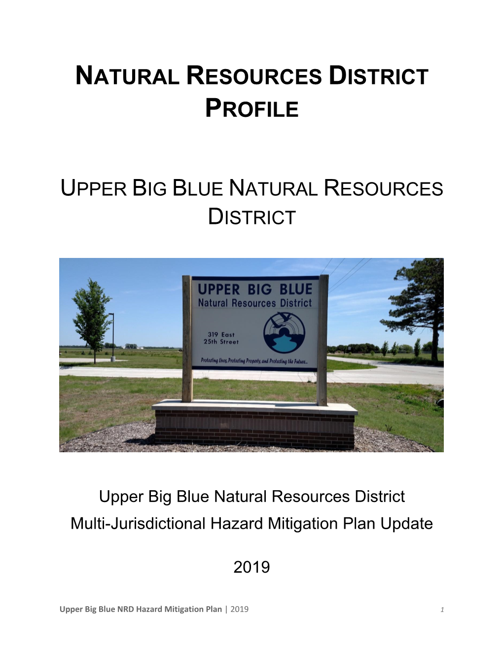 Natural Resources District Profile