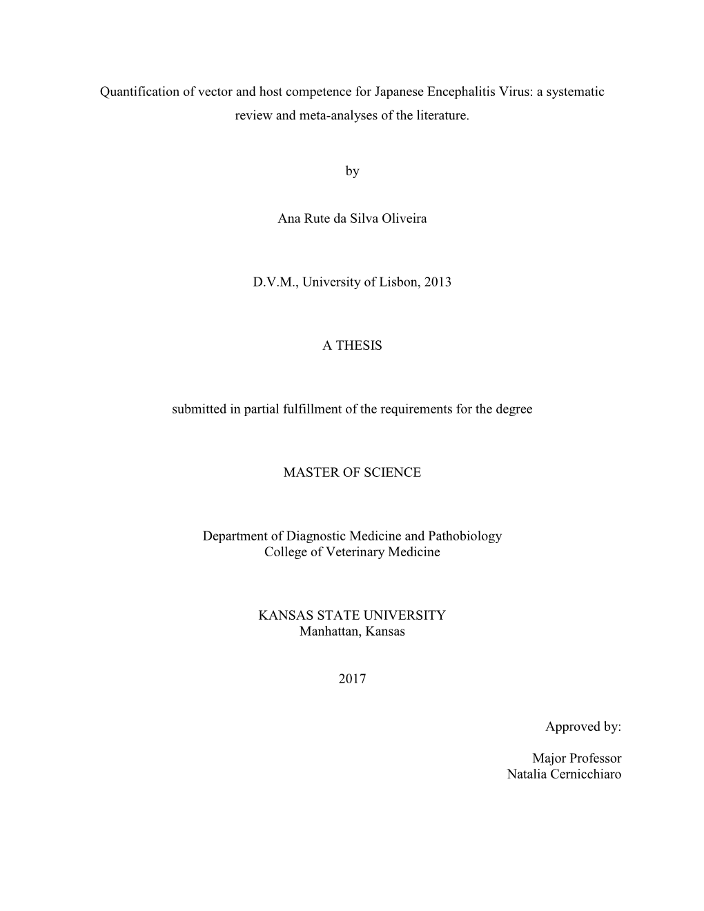 Quantification of Vector and Host Competence for Japanese Encephalitis Virus: a Systematic Review and Meta-Analyses of the Literature