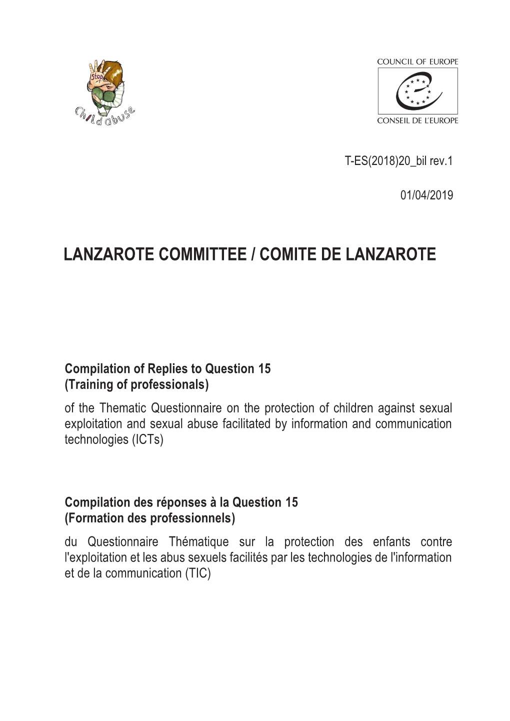 Lanzarote Committee / Comite De Lanzarote