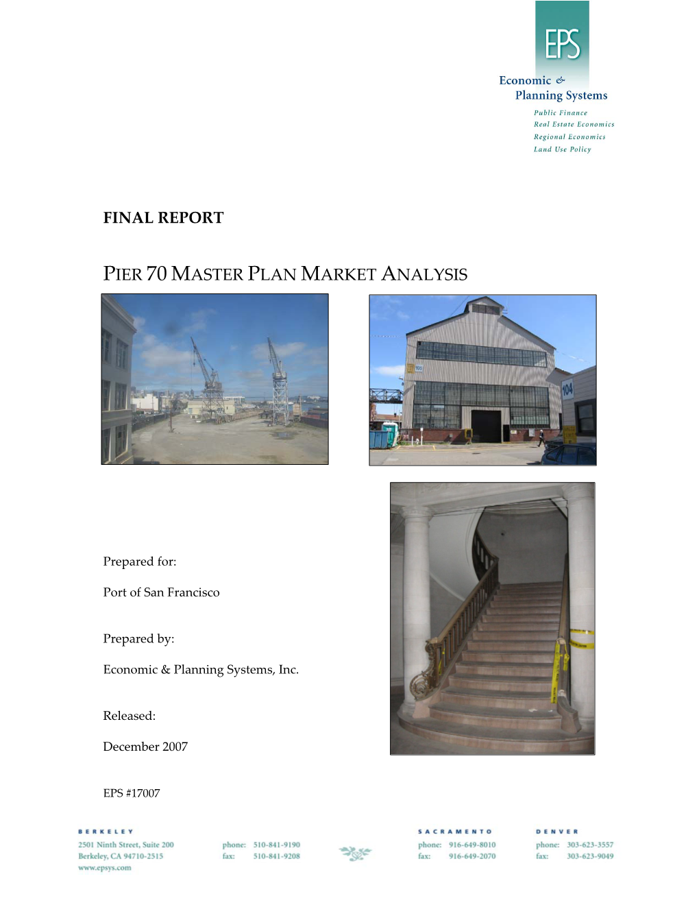 Pier 70 Master Plan Market Analysis