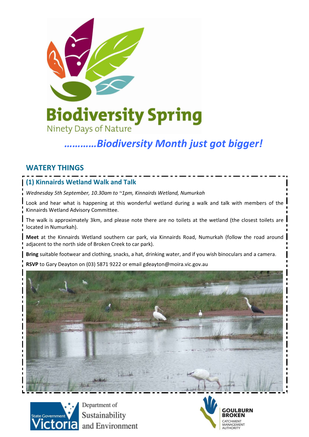 …………Biodiversity Month Just Got Bigger!