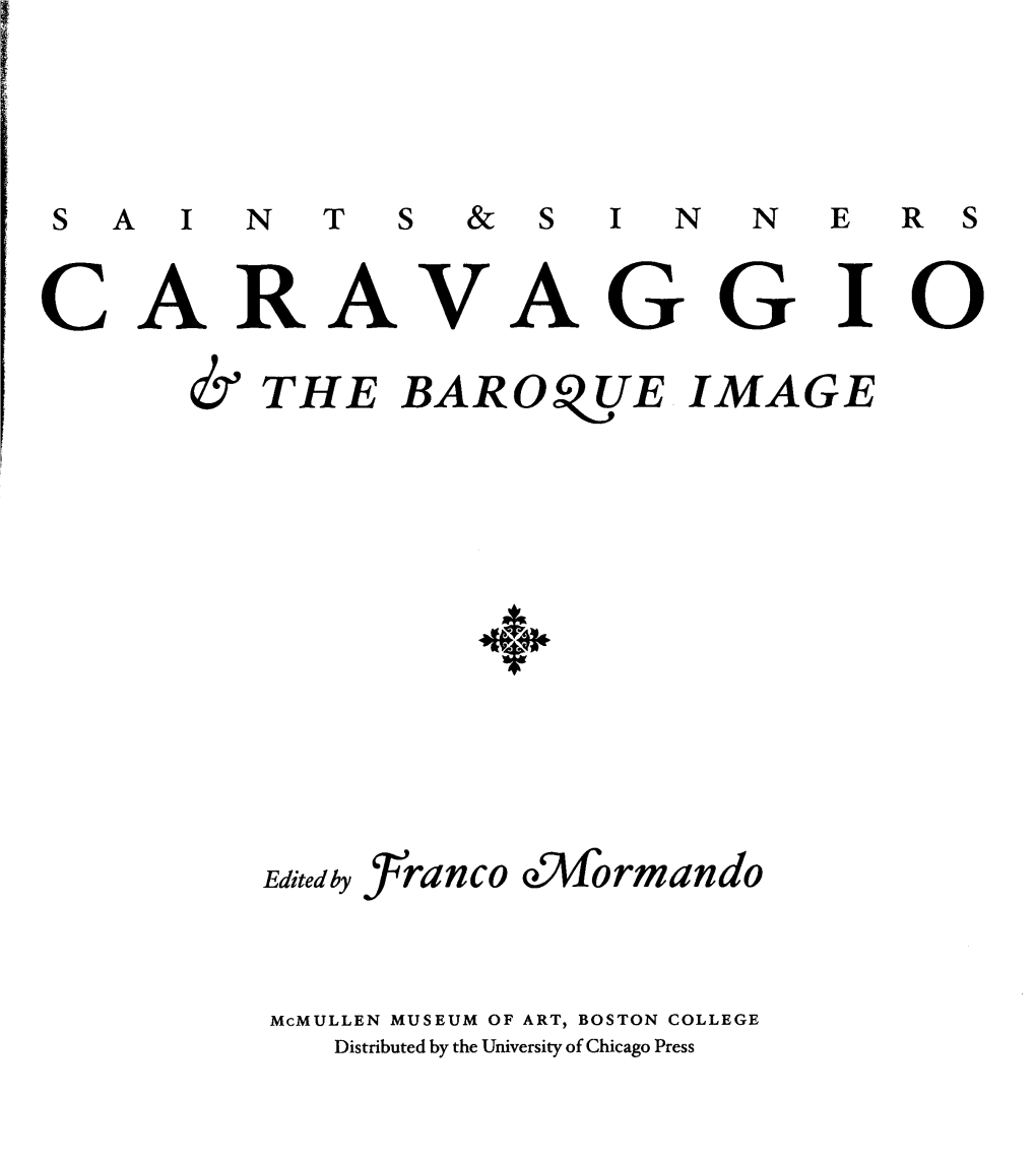 Caravagg Io & the Barozve Image