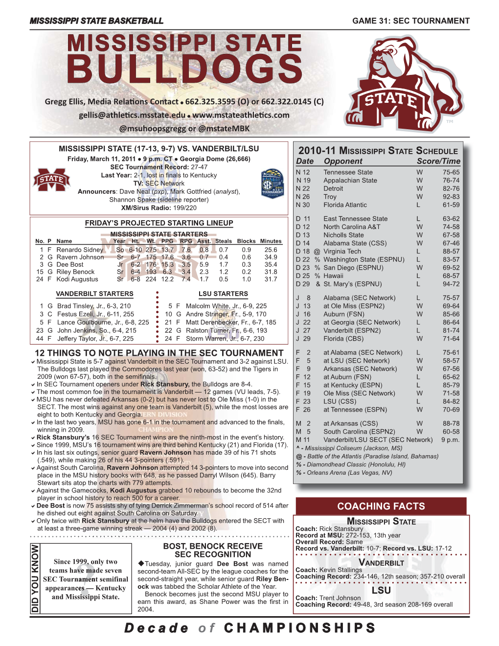 SECT 1 Game Notes.Indd