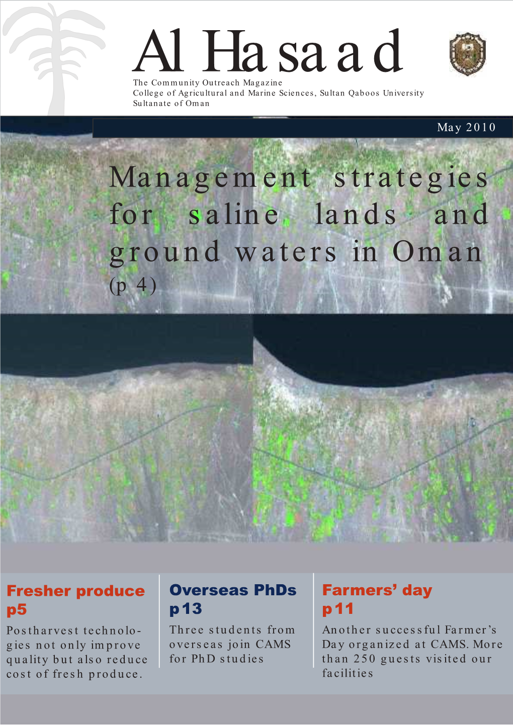 Management Strategies for Saline Lands and Ground Waters in Oman (P 4)