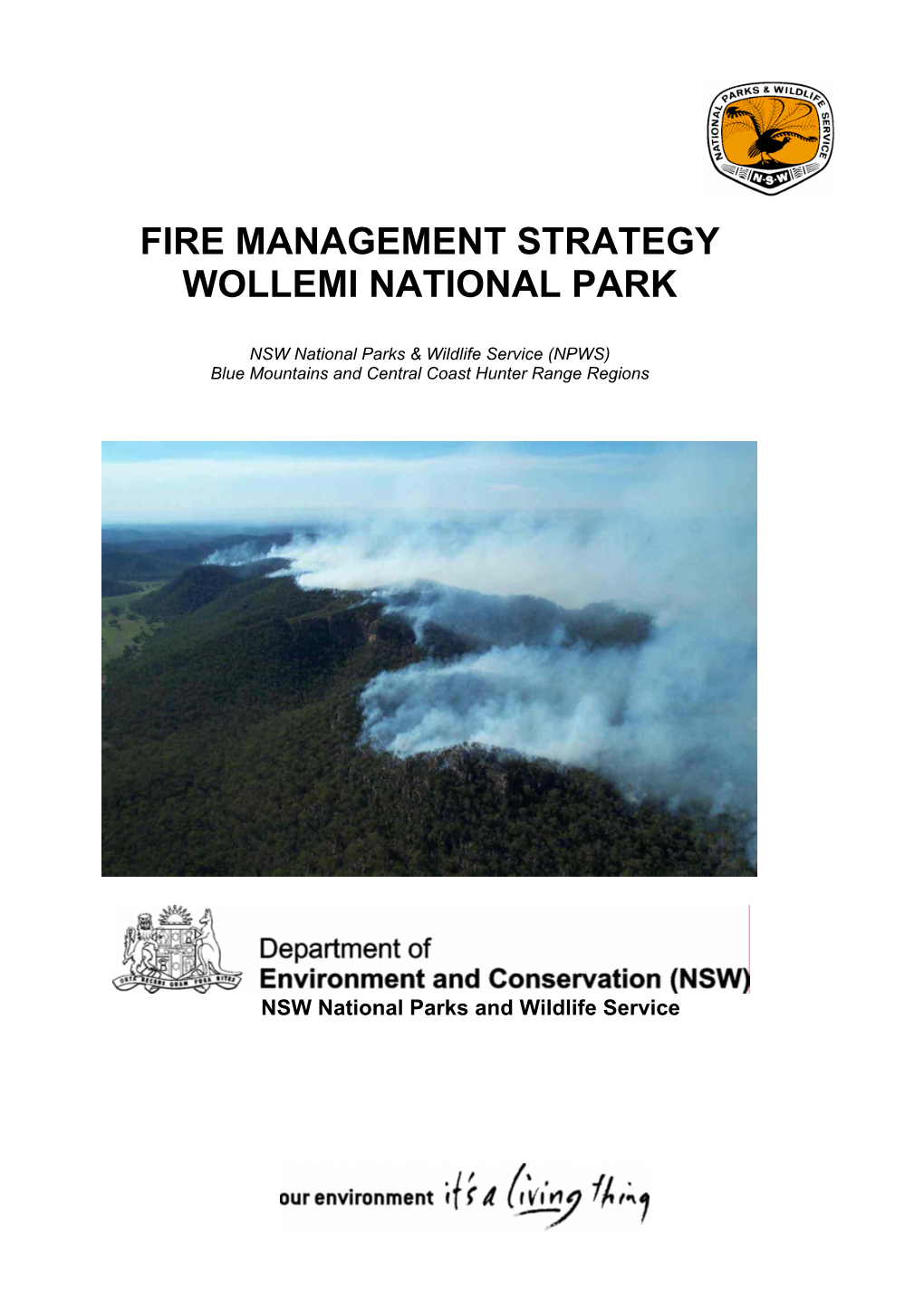 Wollemi National Park Fire Management Strategy