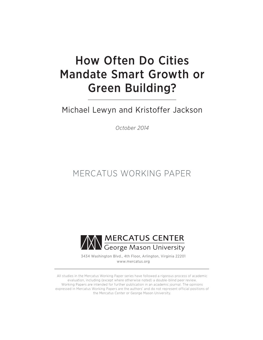 How Often Do Cities Mandate Smart Growth Or Green Building?