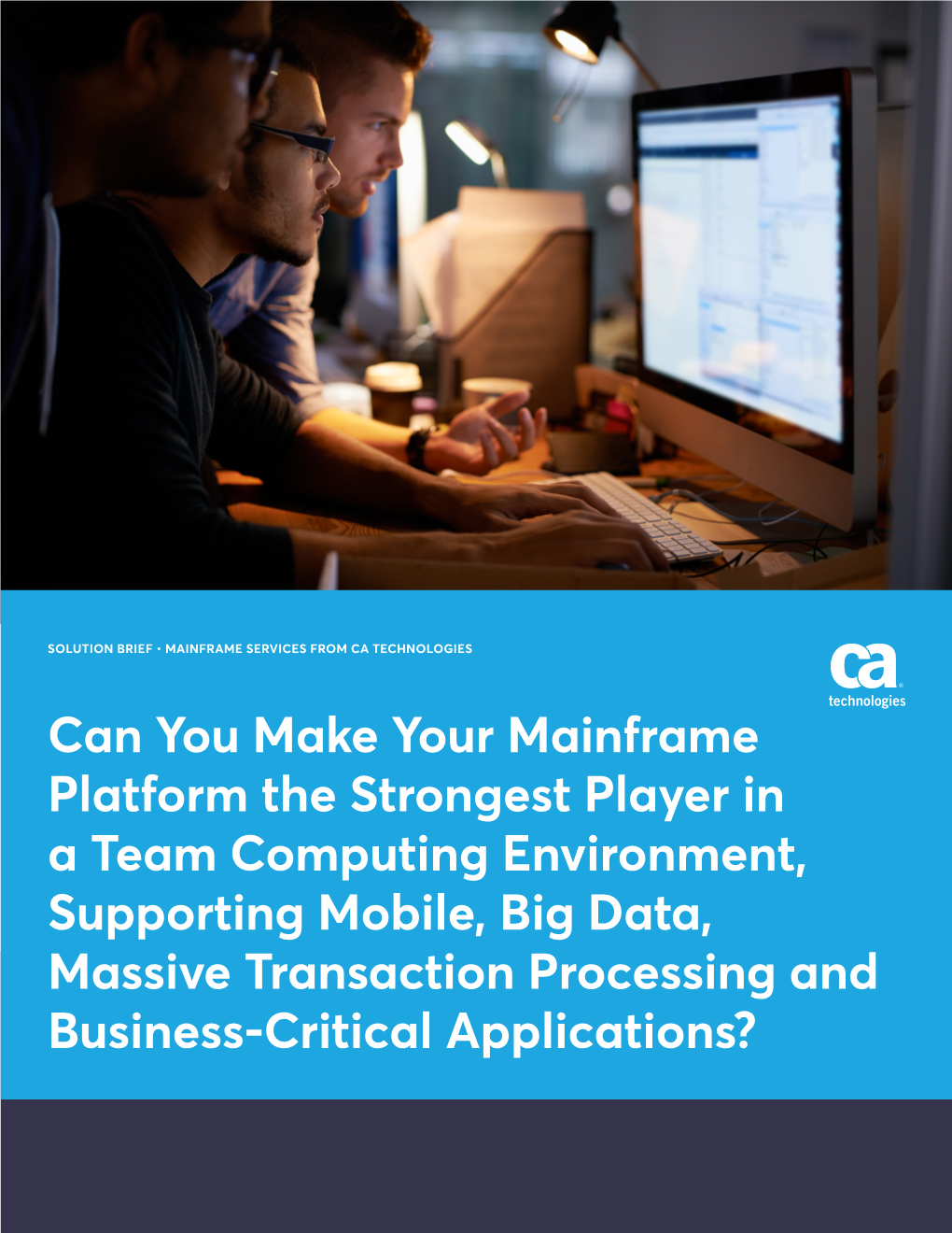 Mainframe Services from Ca Technologies