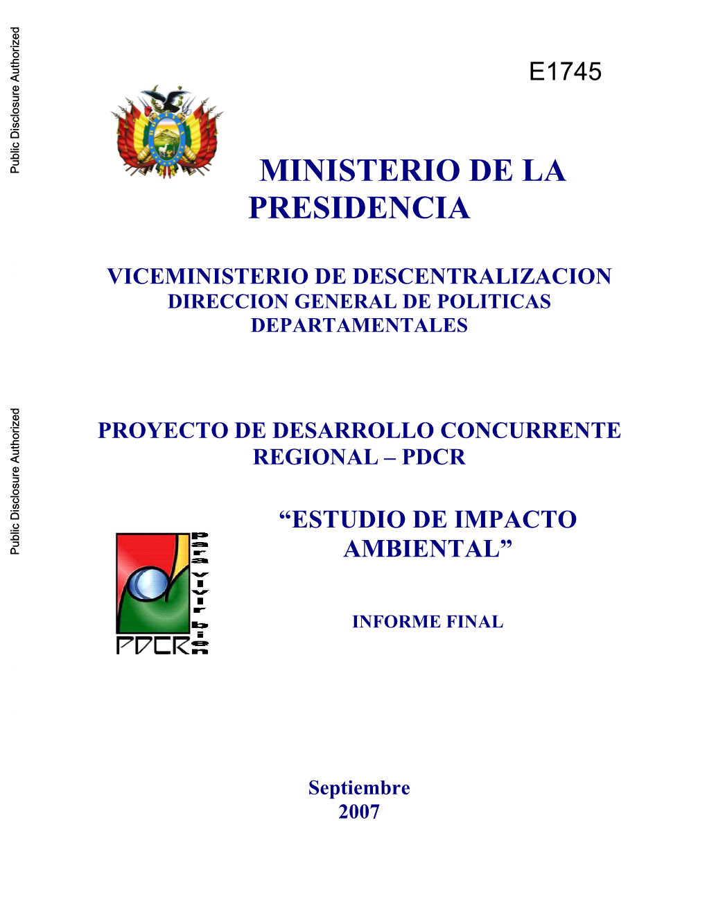 World Bank Document