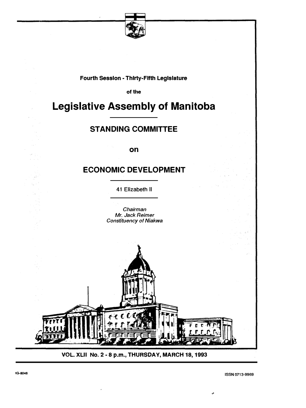 Legislative Assembly of Manitoba